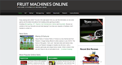 Desktop Screenshot of fruitmachinesonline.org